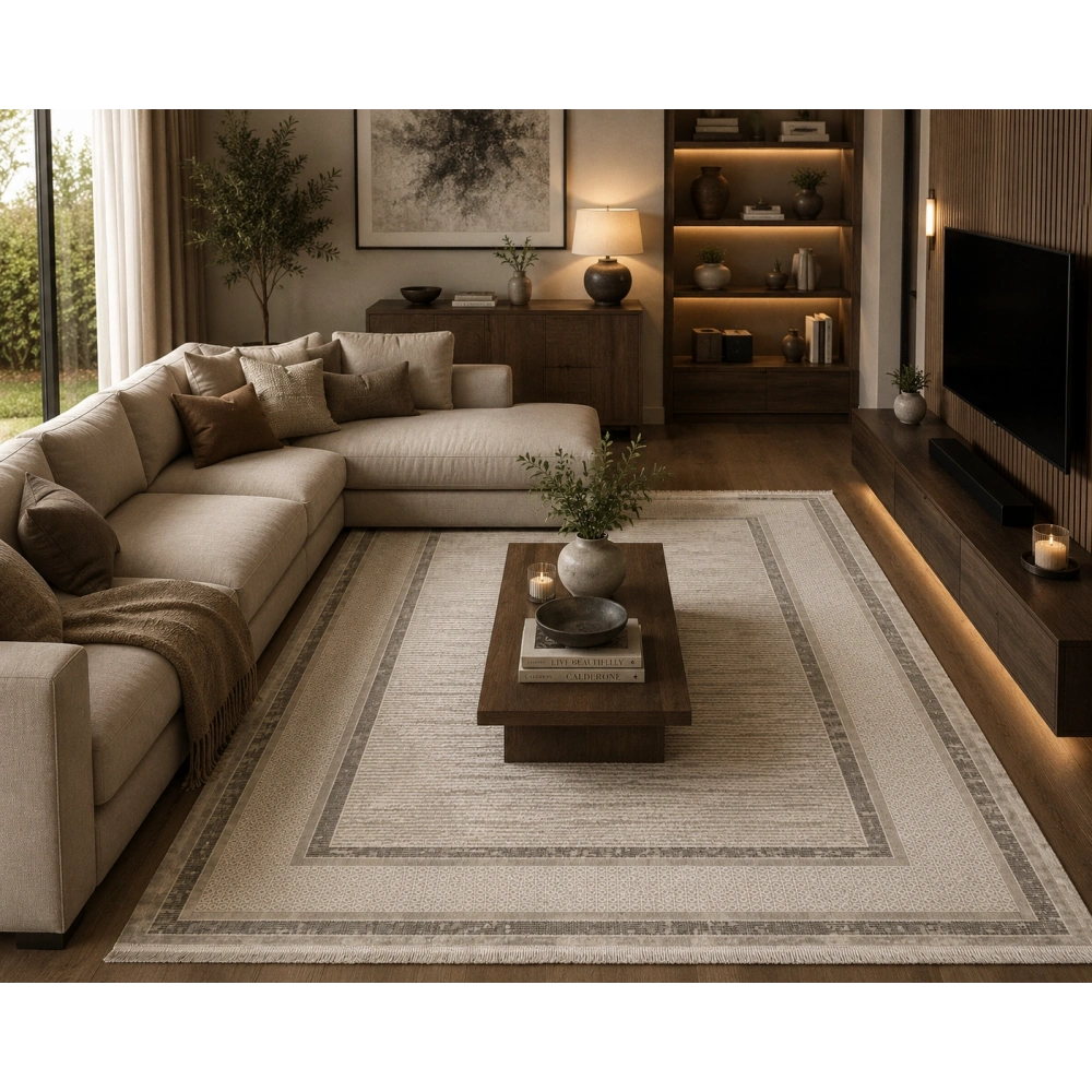 Hoom Rugs Grandy 4691 Antrasit Modern Halı