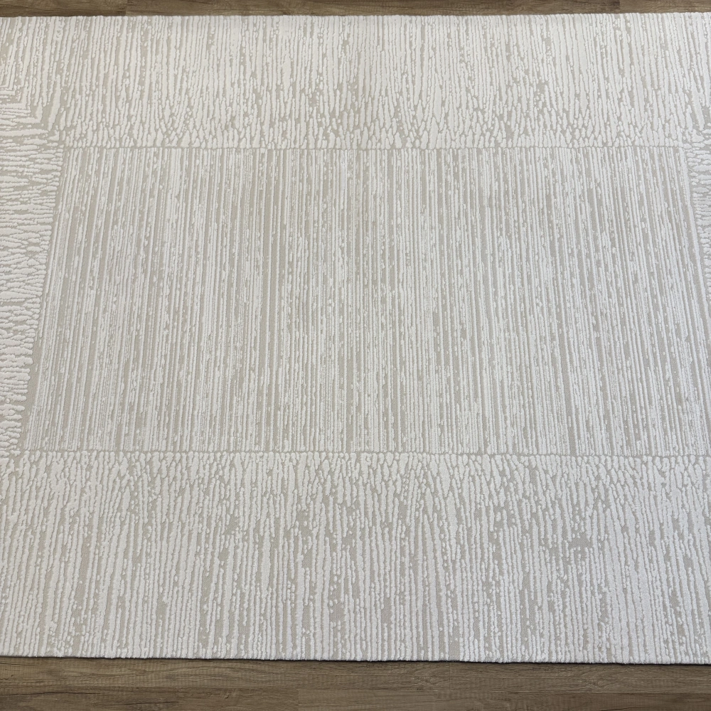 Hoom Rugs Sembol 2906 Krem Akrilik Dayanıklı Makine Halısı