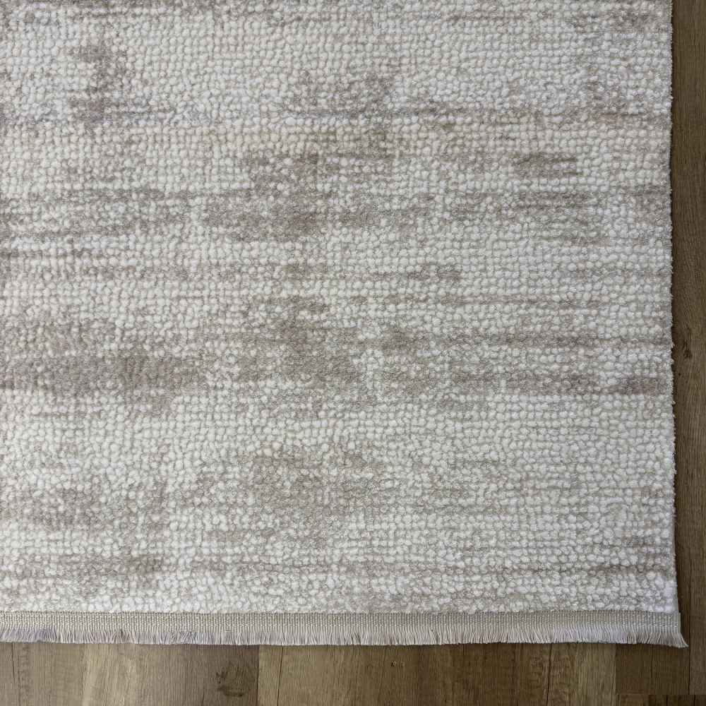 Hoom Rugs Sembol 2912 Bej Akrilik Dayanıklı Makine Halısı
