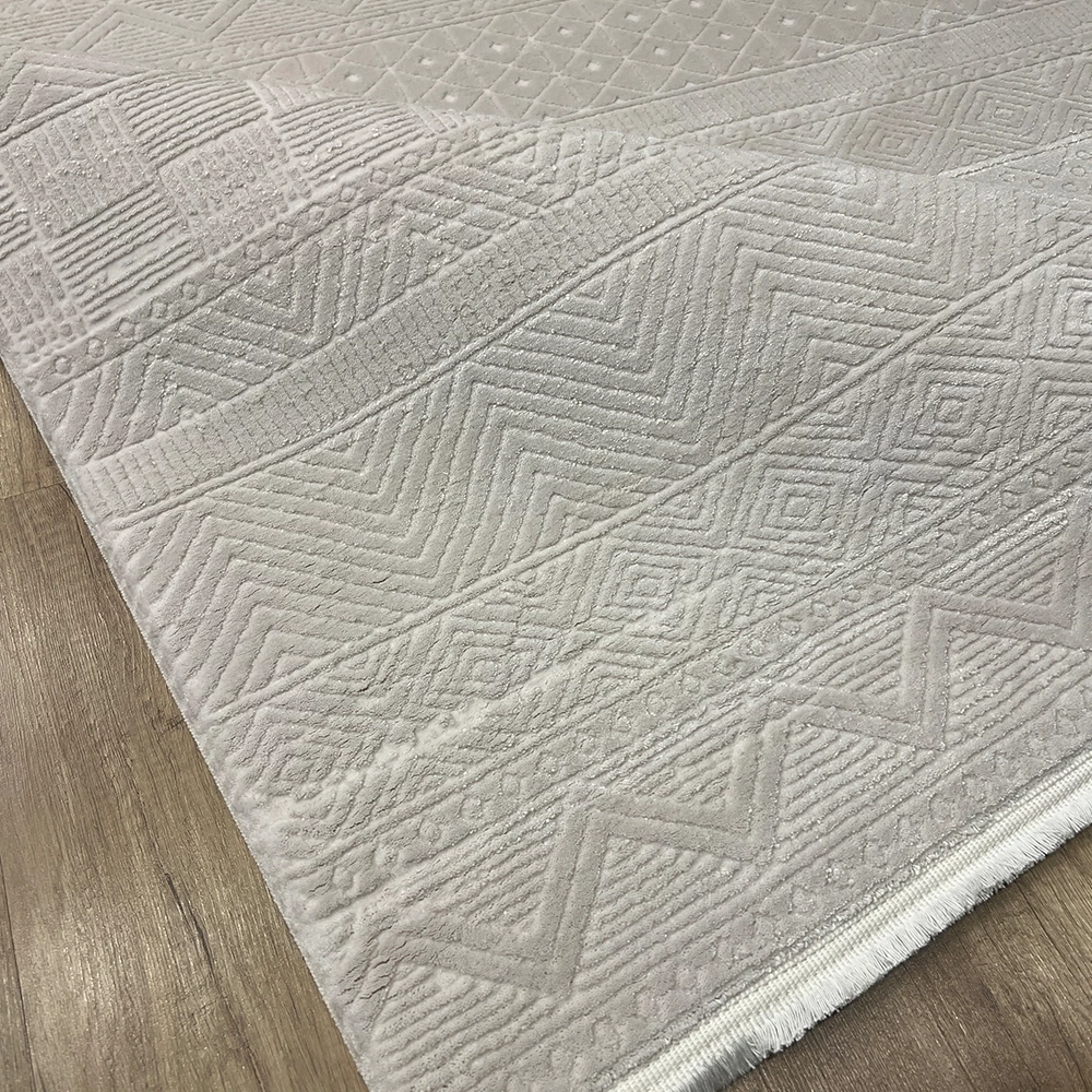 Apex Azur 6521 Bej Modern Makina Halısı