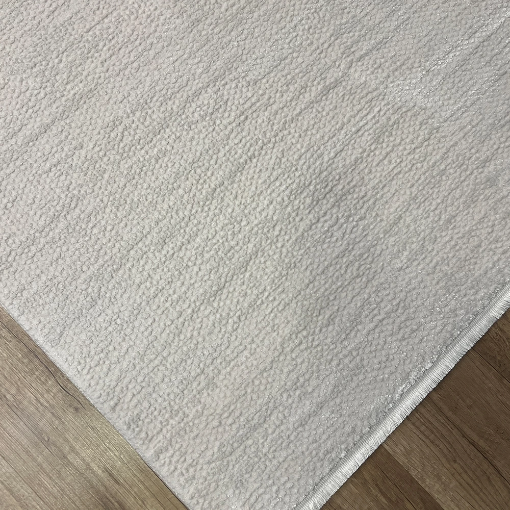 Apex Azur 6541 Açık Gri Modern Makina Halısı