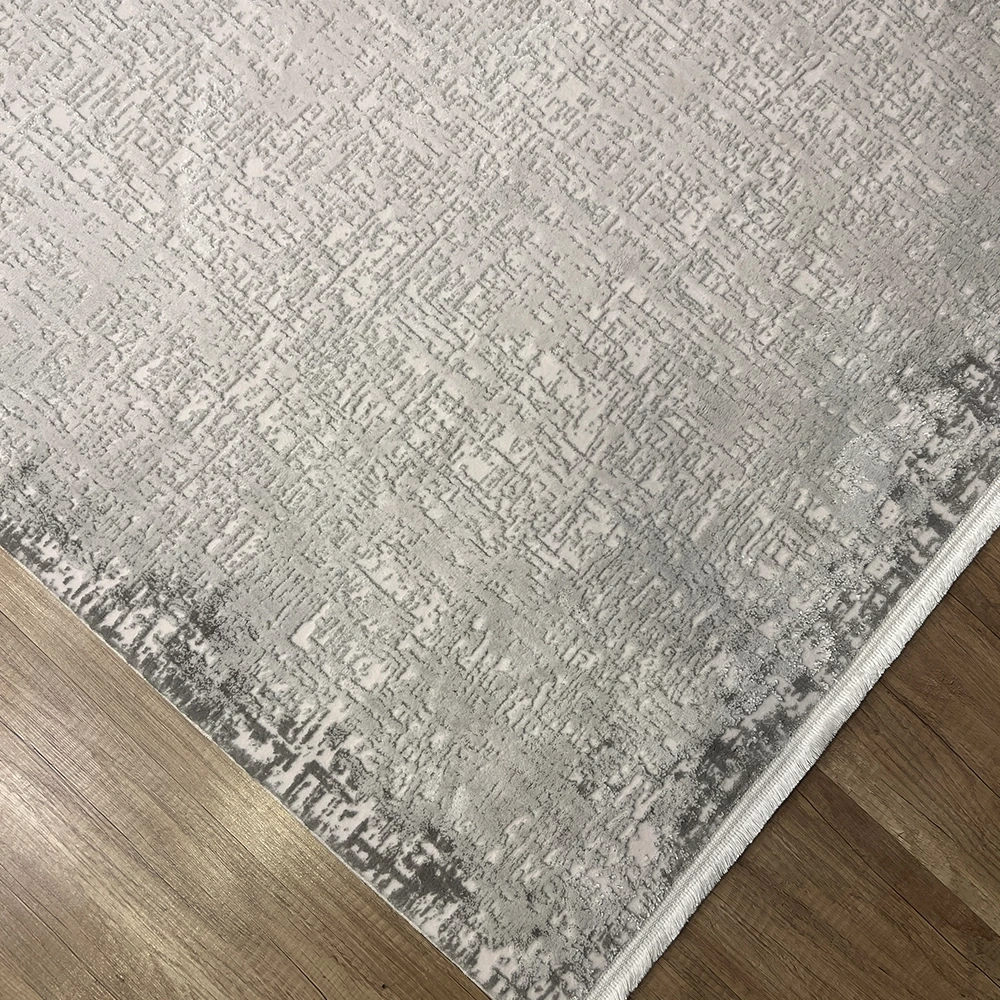 Apex Azur 6551 Gri Modern Makina Halısı