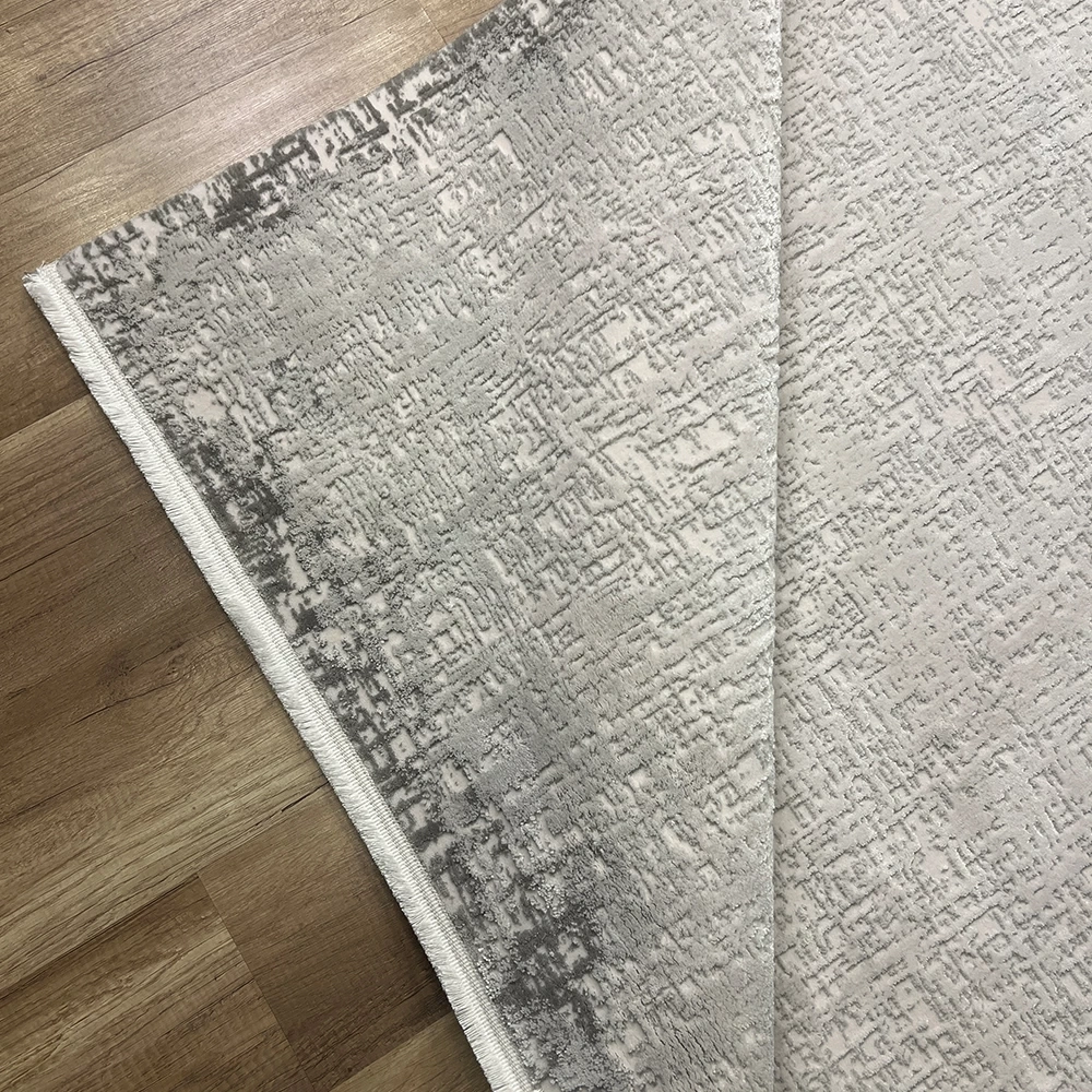 Apex Azur 6551 Gri Modern Makina Halısı