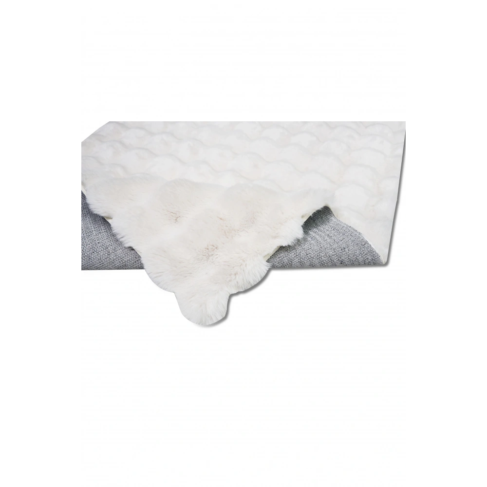 Apex Molecule Krem Peluş Post Halı