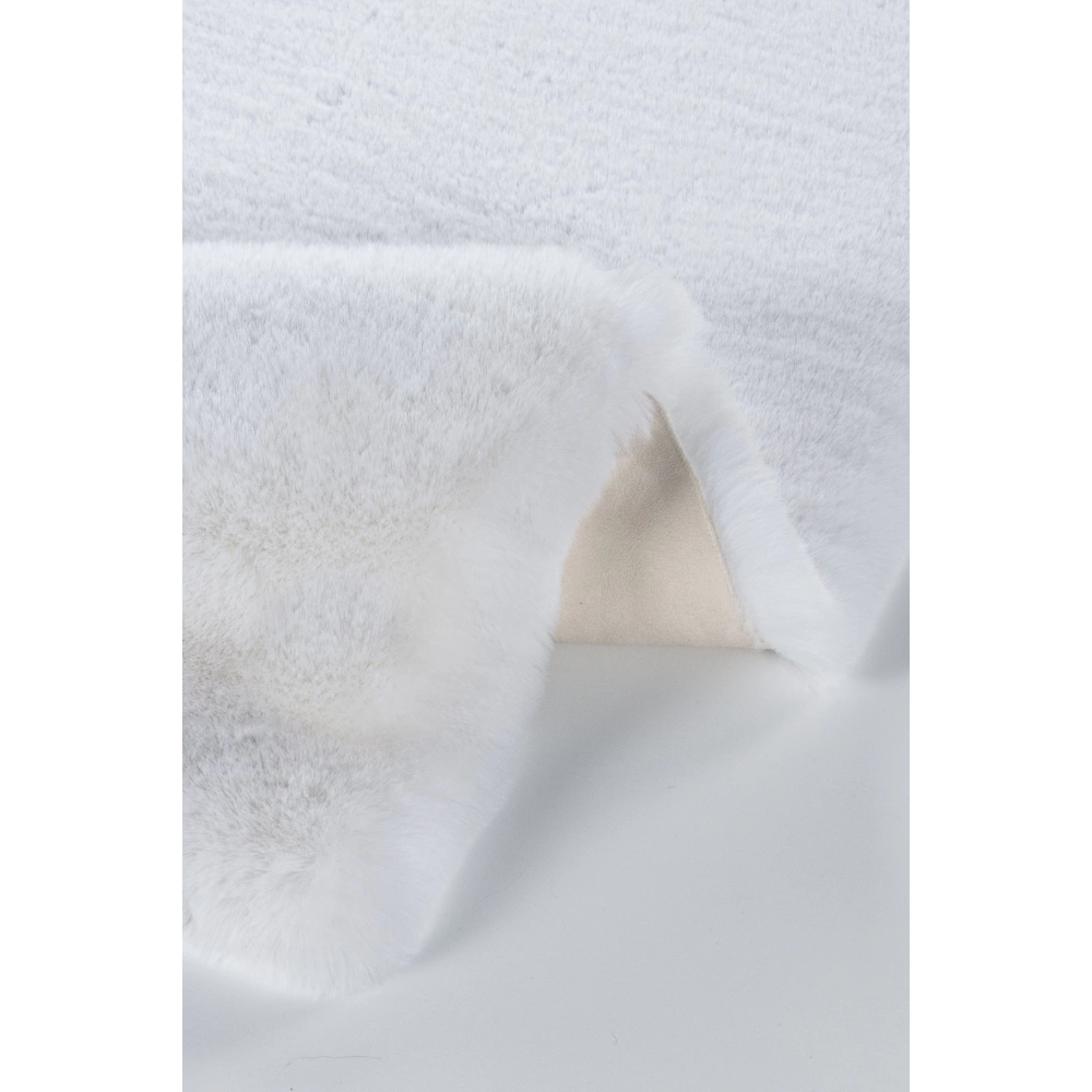 Apex Palma Beyaz Peluş Daire Post