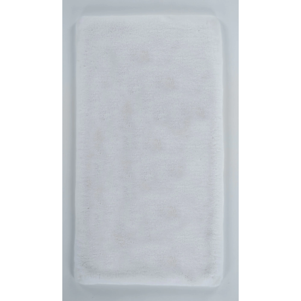 Apex Palma Beyaz Peluş Daire Post