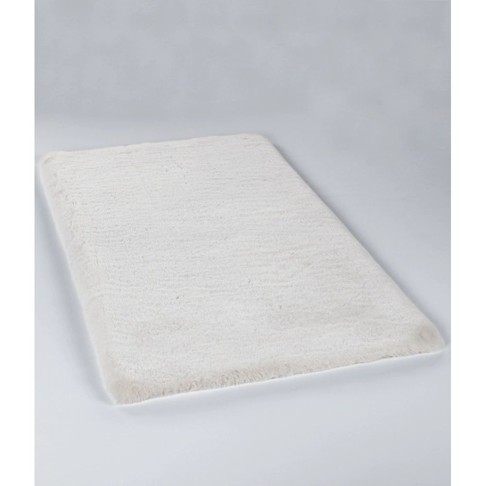 Apex Palma Krem Peluş Daire Halı