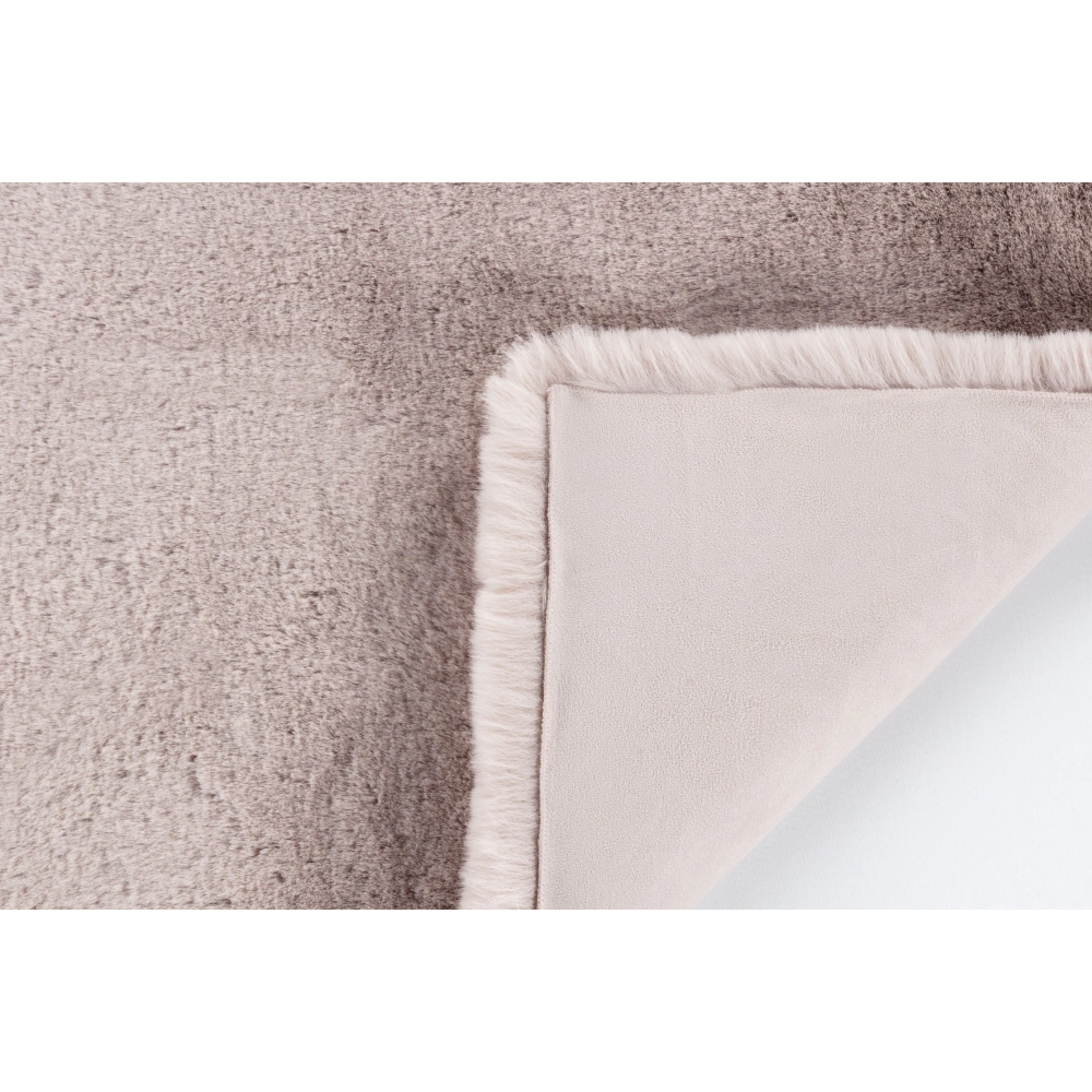 Apex Palma Pudra Peluş Daire Halı
