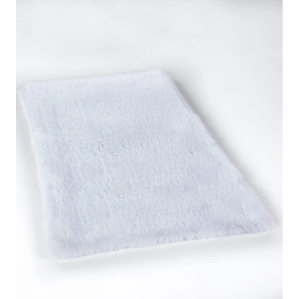 Apex Reiki Beyaz Peluş Daire Halı