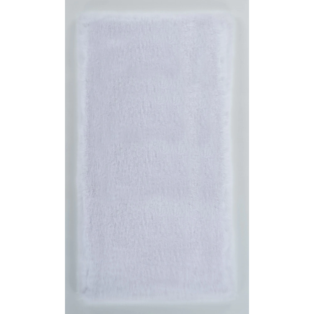 Apex Reiki Beyaz Peluş Daire Halı