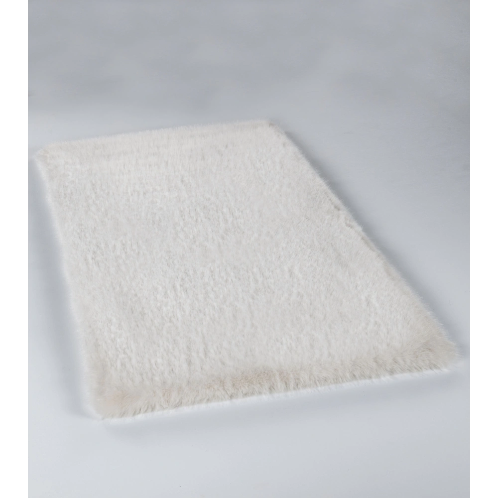 Apex Reiki Krem Peluş Daire Halı