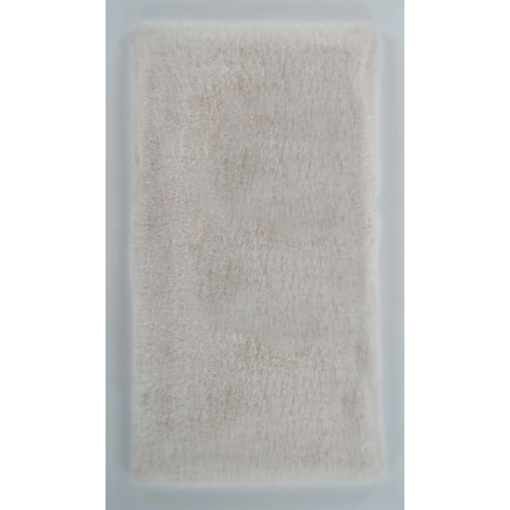 Apex Reiki Krem Peluş Daire Halı