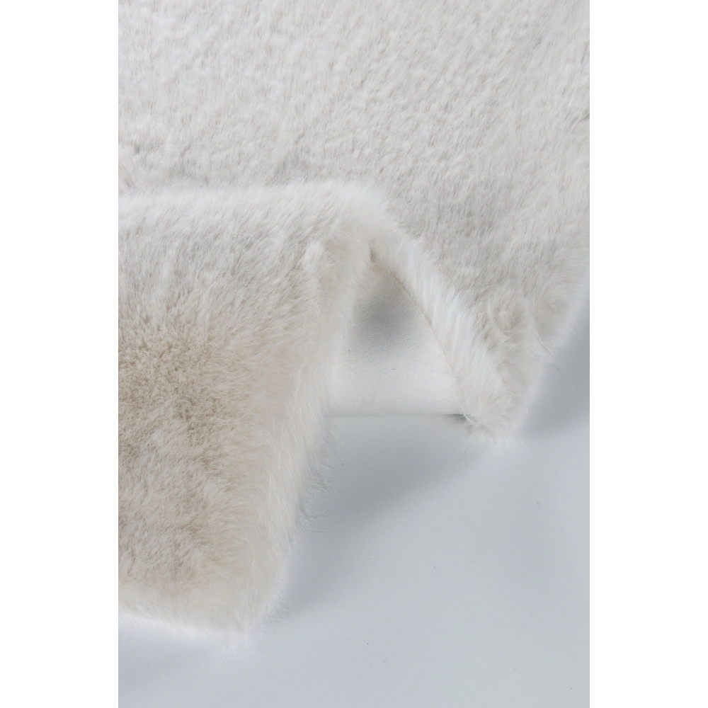 Apex Reiki Krem Peluş Daire Halı