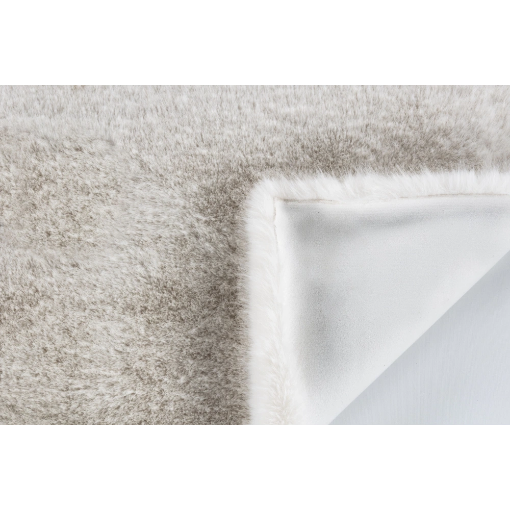 Apex Reiki Krem Peluş Daire Halı