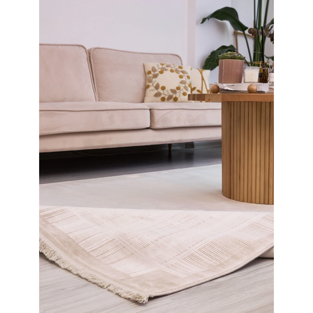 Apex Serenity 7831 Krem Modern Salon Halısı