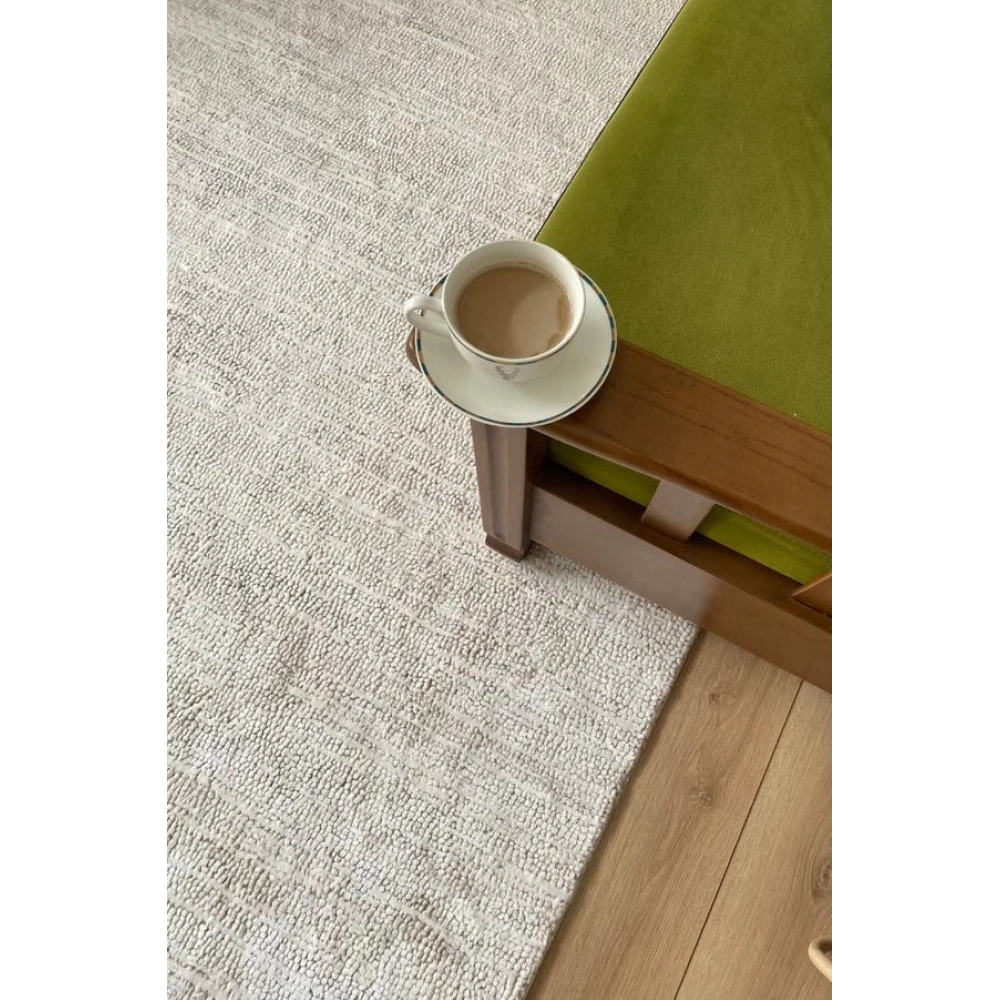 Apex Truva 6631 Krem Modern Makine Halısı