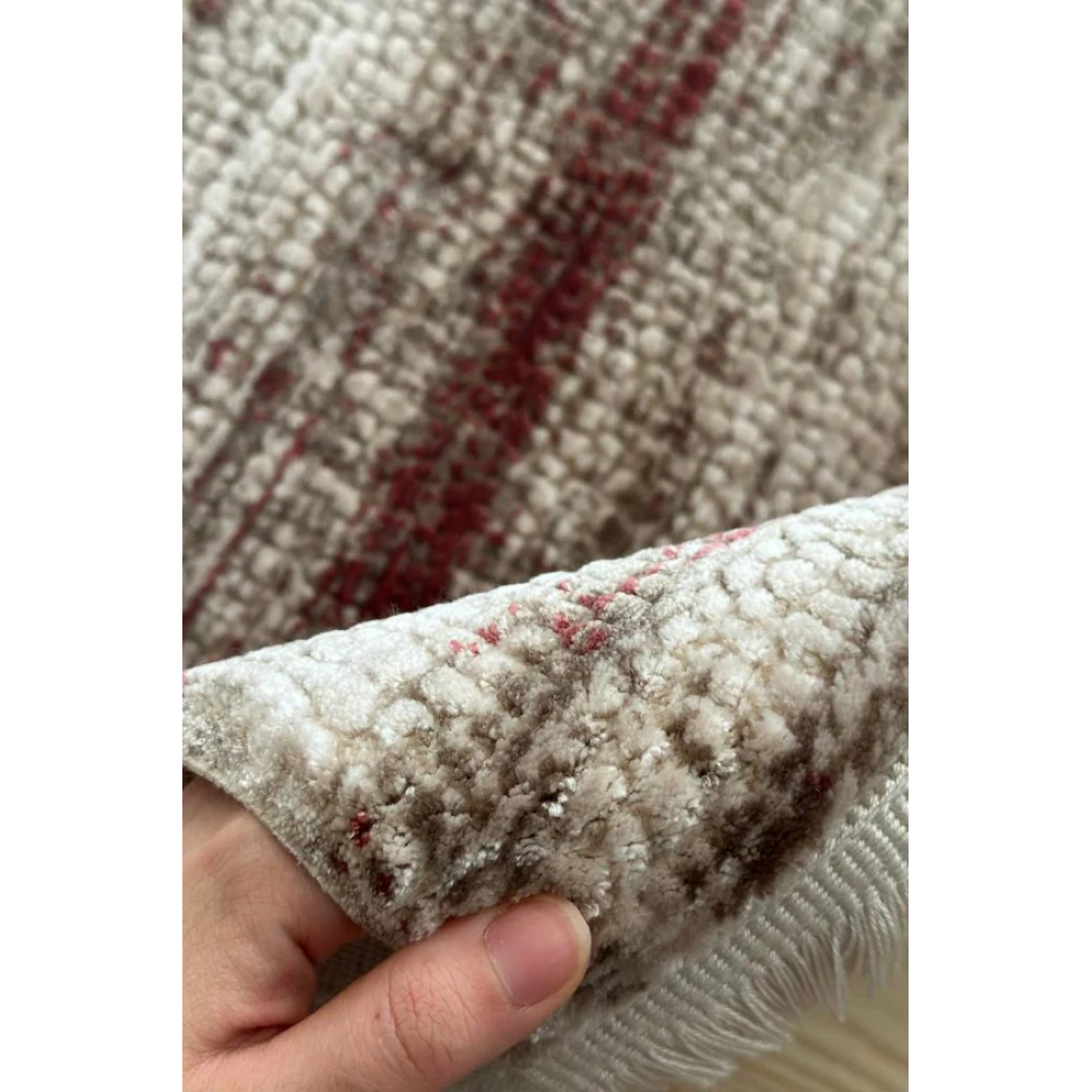 Apex Truva 6632 Marsala Modern Makine Halısı