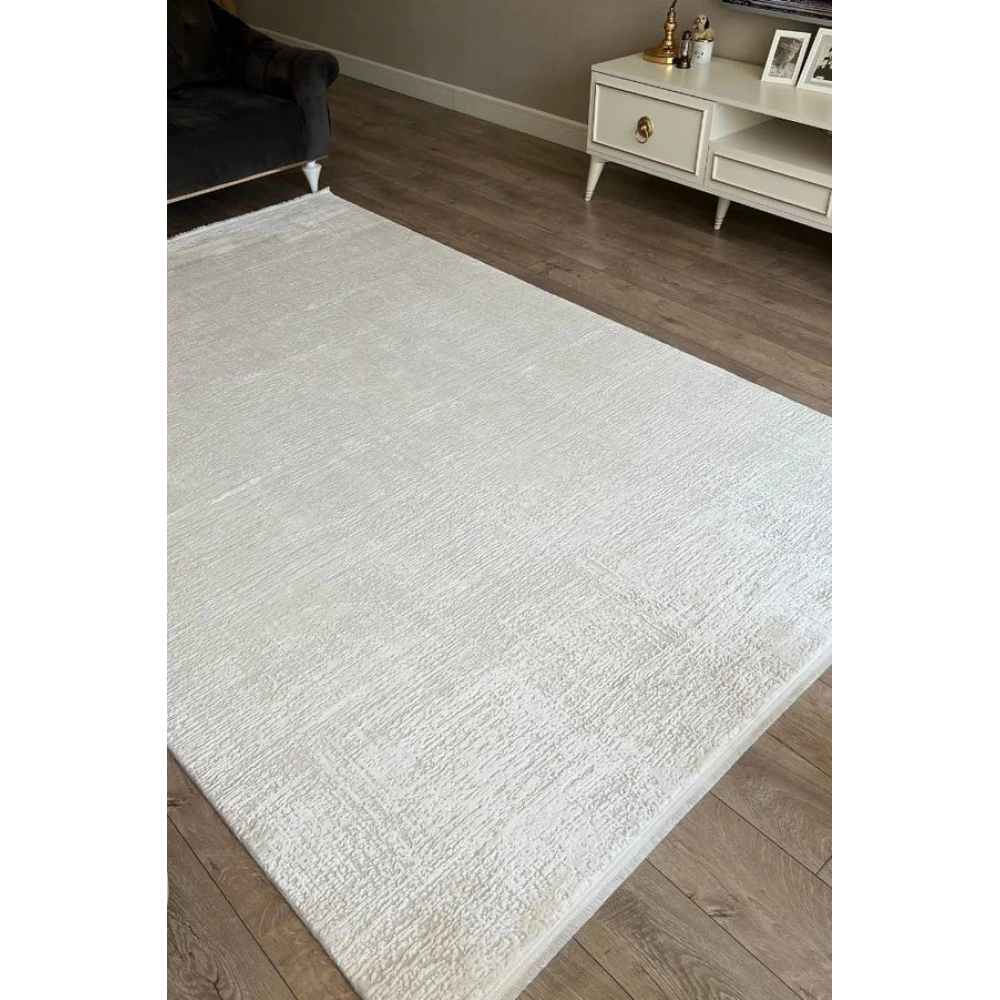 Apex Truva 6641 Krem Modern Makine Halısı