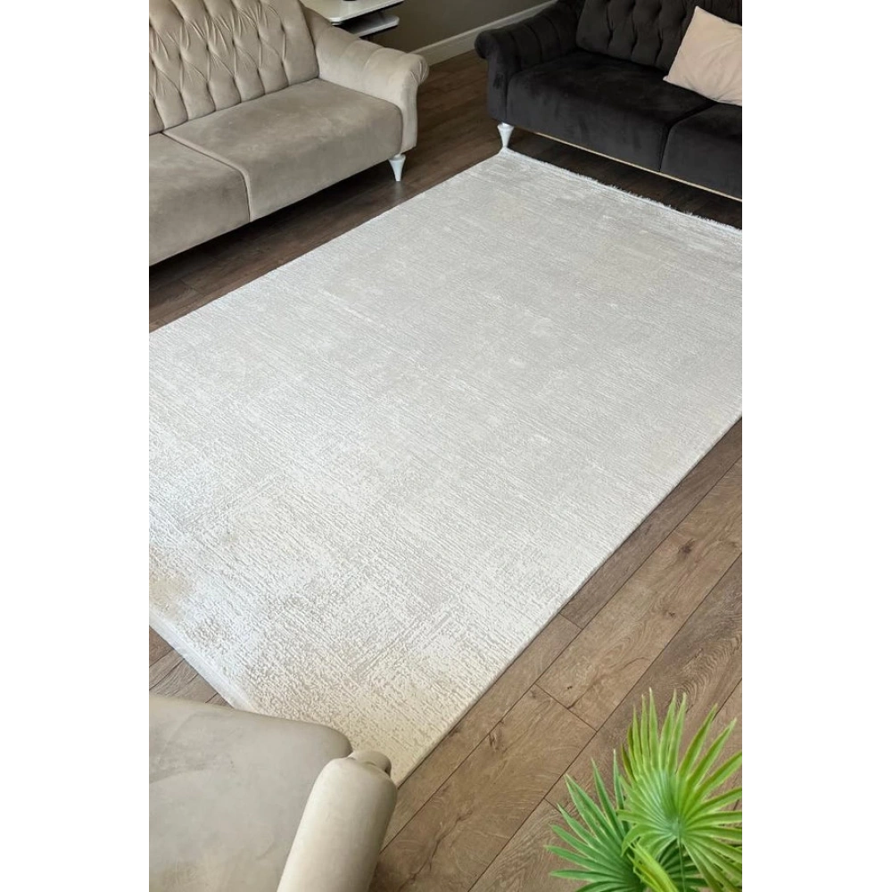 Apex Truva 6641 Krem Modern Makine Halısı