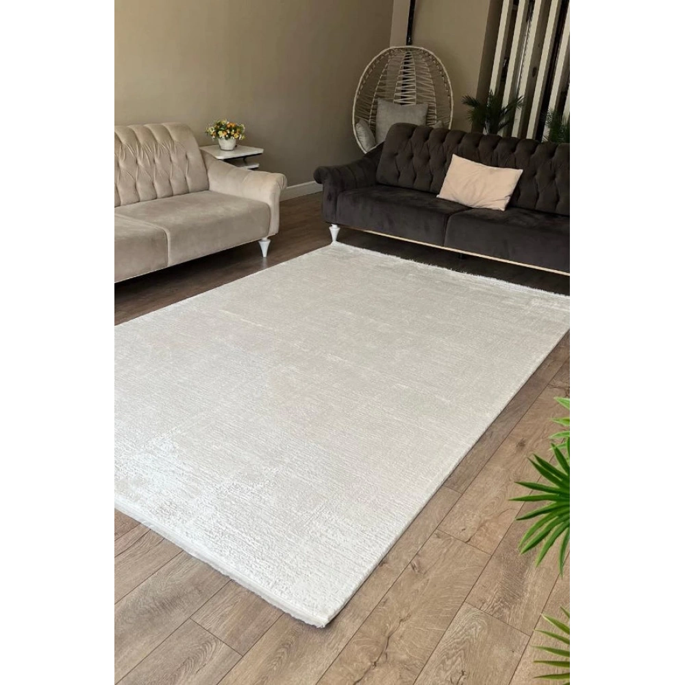 Apex Truva 6641 Krem Modern Makine Halısı