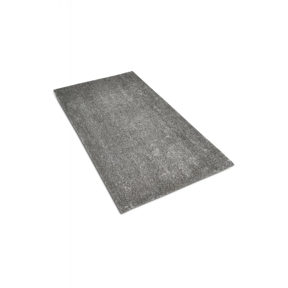 Apex Vega Gri Peluş Dokulu Kaydırmaz Dekoratif Halı