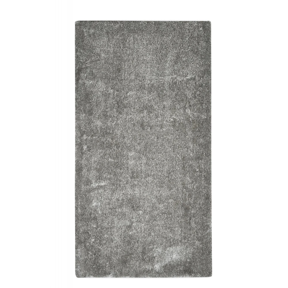 Apex Vega Gri Peluş Dokulu Kaydırmaz Dekoratif Halı