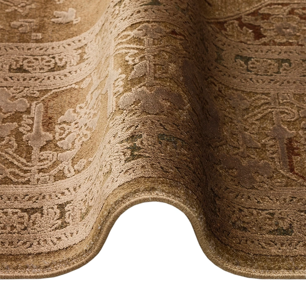 Eko Halı Babil BBL 02 Bronze Eskitme Desenli Salon Halısı