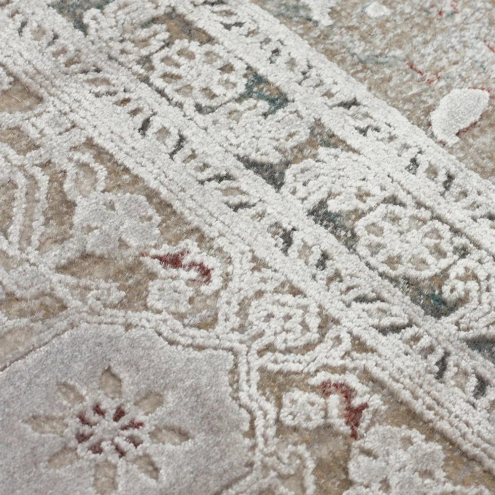 Eko Halı Babil BBL 02 Grey Eskitme Desenli Salon Halısı