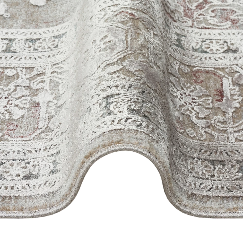 Eko Halı Babil BBL 02 Grey Eskitme Desenli Salon Halısı