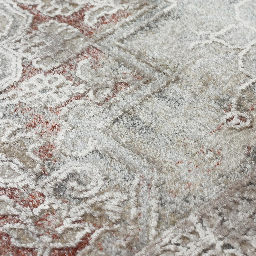 Eko Halı Babil BBL 02 Grey Eskitme Desenli Salon Halısı