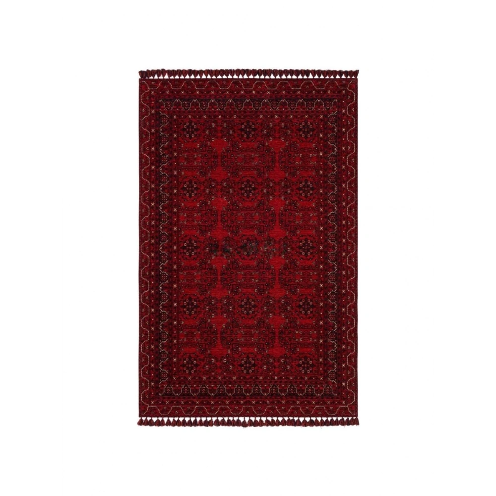 Eko Hali Buhari Bhr 02 Red Dekoratif Kilim