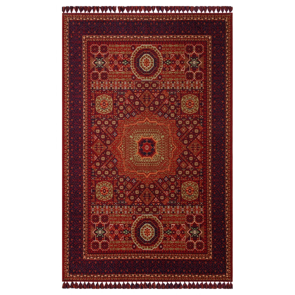 Eko Halı Buhari BHR 10 Multy Yıkanabilir Kaymaz İnce Dokuma Halı