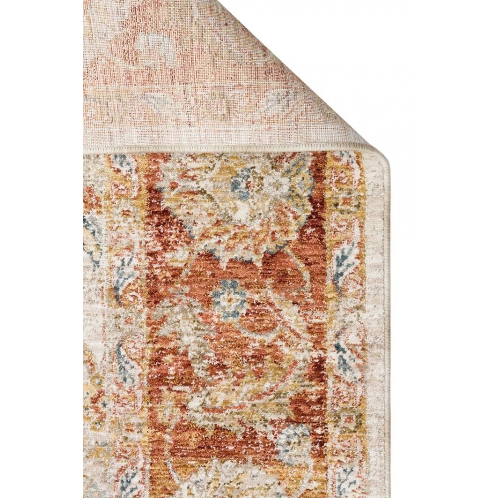 Eko Halı Efes 02 Cream Klasik Desenli Yumuşak Tuşeli Polyester Makine Halısı