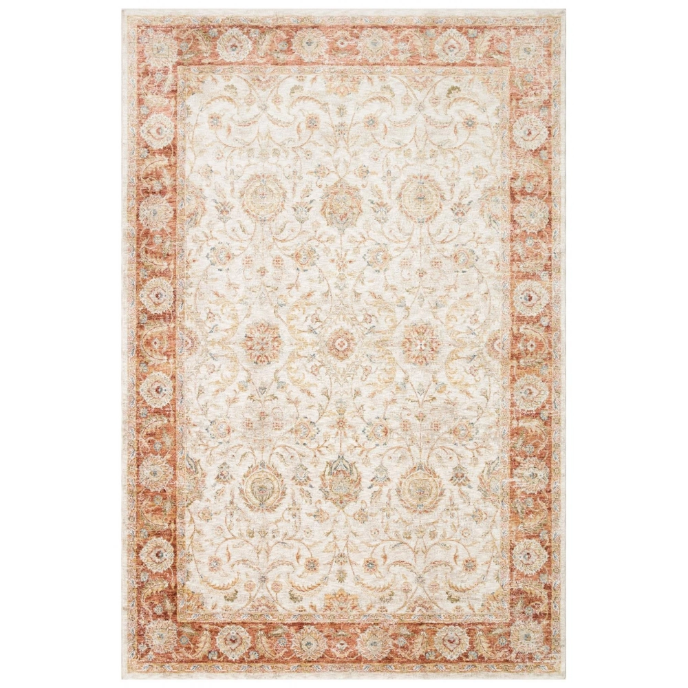 Eko Halı Efes 02 Cream Klasik Desenli Yumuşak Tuşeli Polyester Makine Halısı