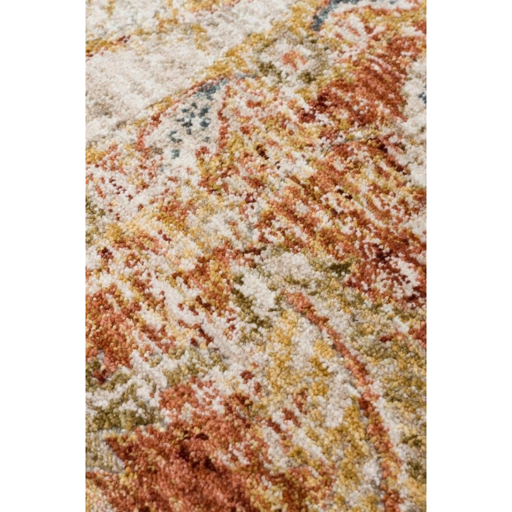 Eko Halı Efes 02 Cream Klasik Desenli Yumuşak Tuşeli Polyester Makine Halısı