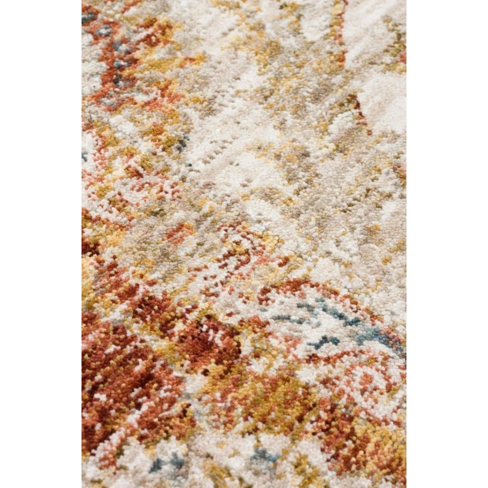 Eko Halı Efes 02 Cream Klasik Desenli Yumuşak Tuşeli Polyester Makine Halısı