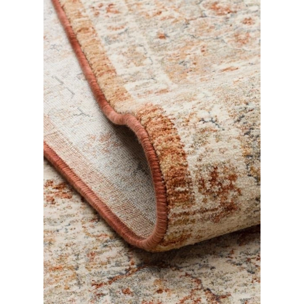 Eko Halı Efes 05 Terra Klasik Desenli Yumuşak Tuşeli Polyester Makine Halısı