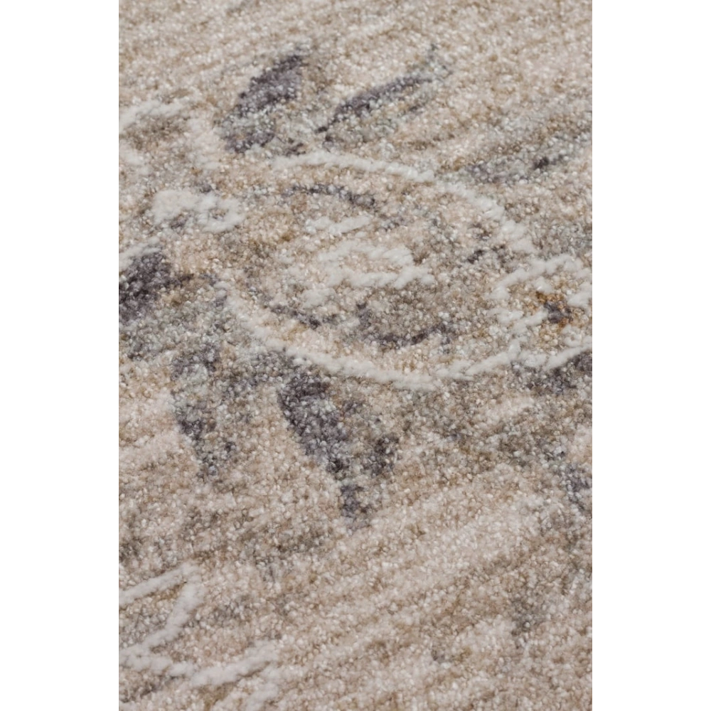 Eko Halı Efes 06 L.Grey Klasik Desenli Yumuşak Tuşeli Polyester Makine Halısı
