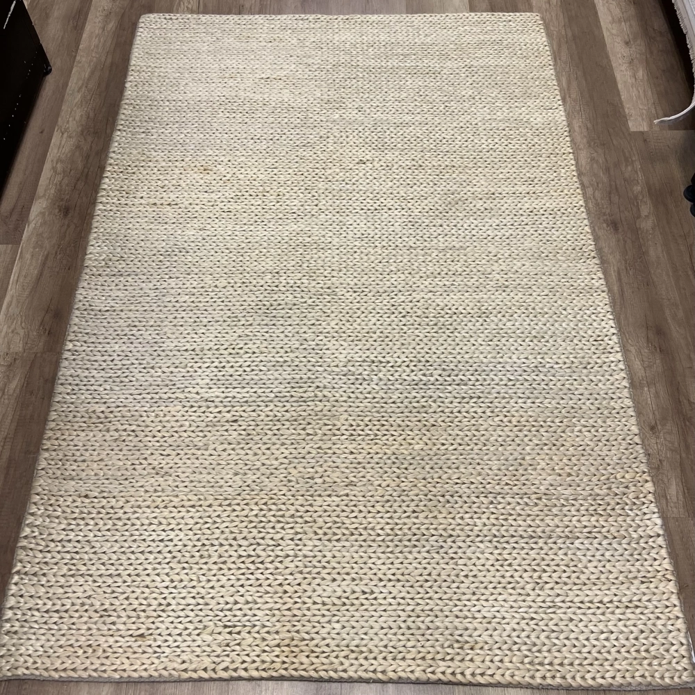 Eko Halı Flatweave Choti White Dekoratif Jüt Kilim