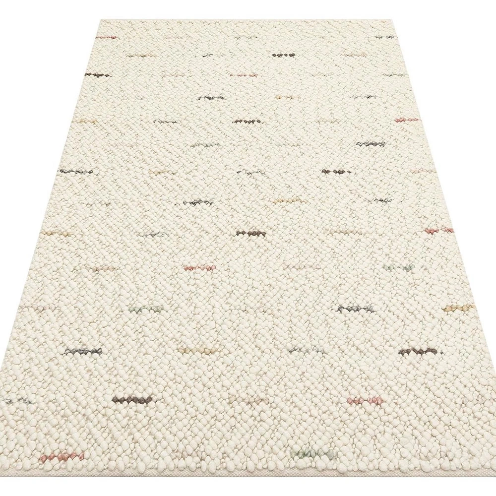 Eko Halı Jade JD 06 Multy Naturel Kazak Örgü Desenli El Dokuma Örgü Halı