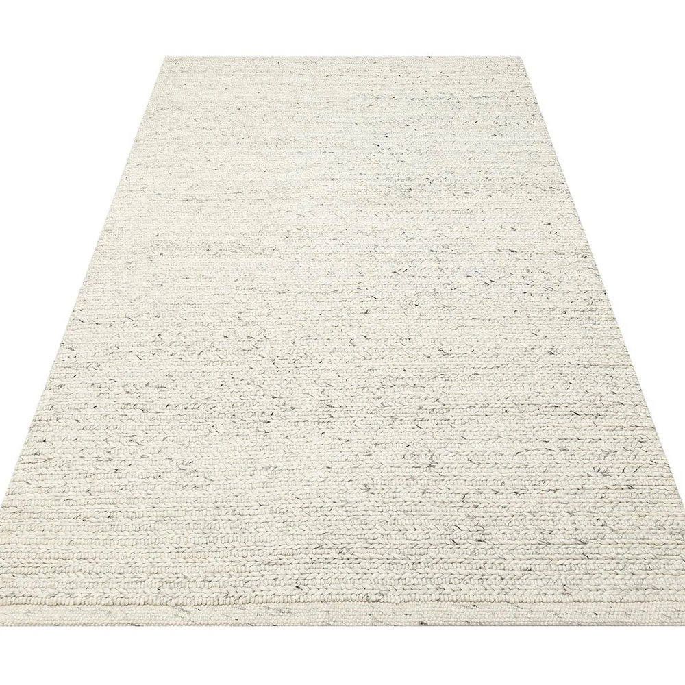 Eko Halı Jade JD 07 Light Grey Naturel Kazak Örgü Desenli El Dokuma Örgü Halı