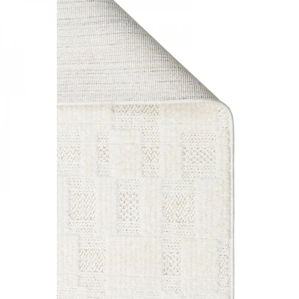 Eko Halı Joy 02 White Modern Makine Halısı