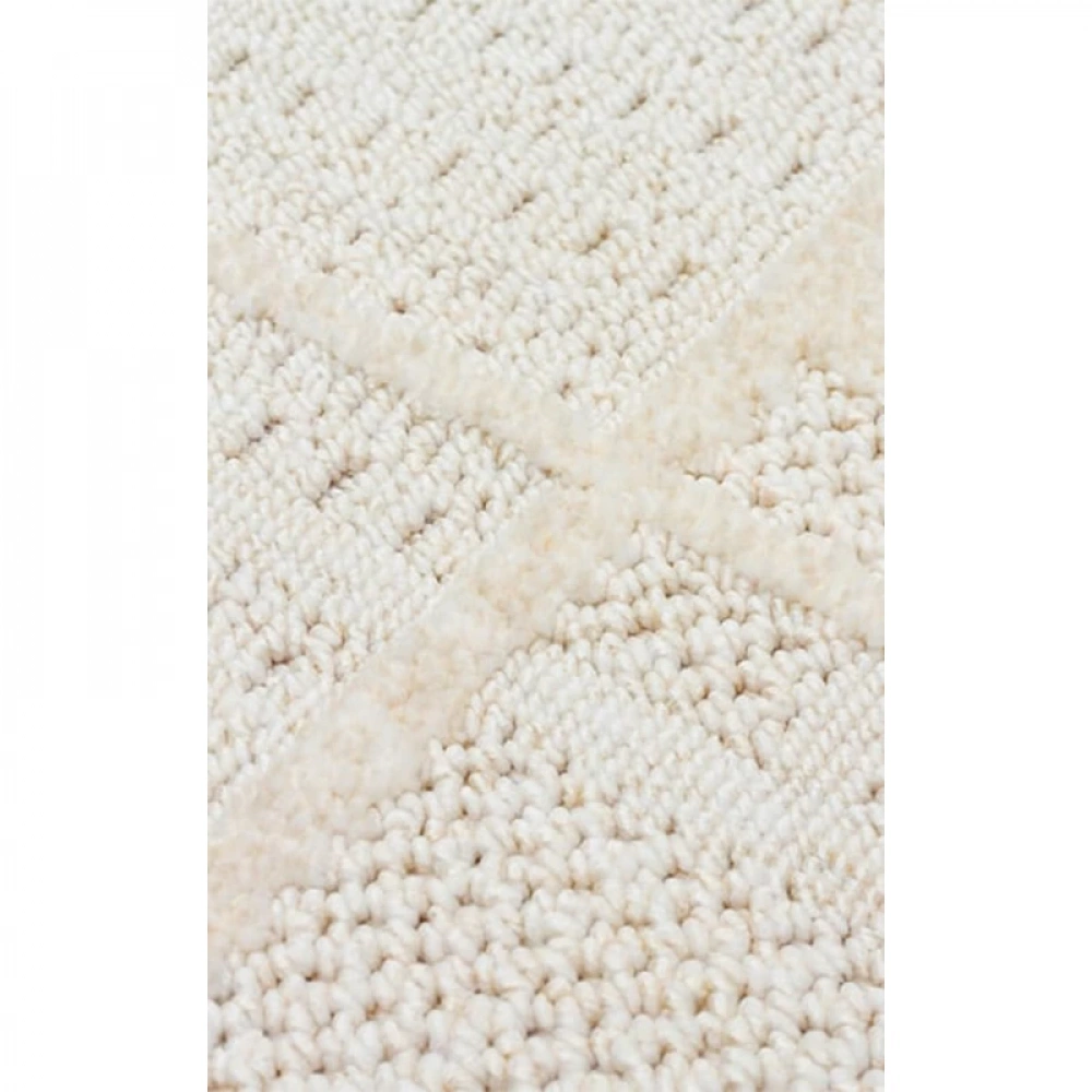 Eko Halı Joy 03 White Modern Makine Halısı