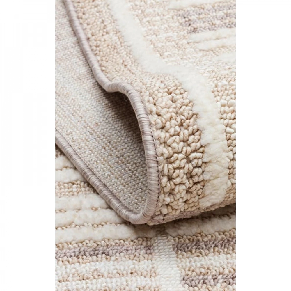 Eko Halı Joy 04 Beige Grey Modern Makine Halısı