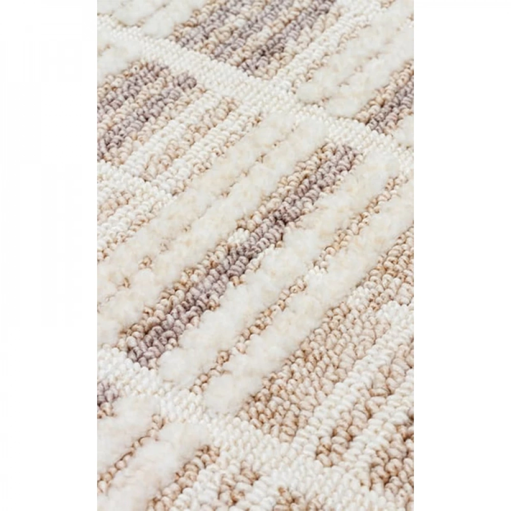 Eko Halı Joy 04 Beige Grey Modern Makine Halısı