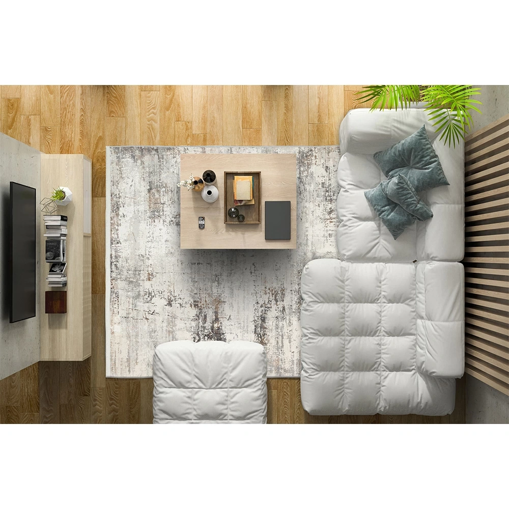 Eko Halı Lagos LGS 01 Cream Silver XW Modern Halı