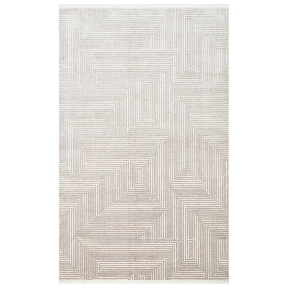 Eko Halı Lykia LYK 02 Silver Cream Modern Salon Halısı