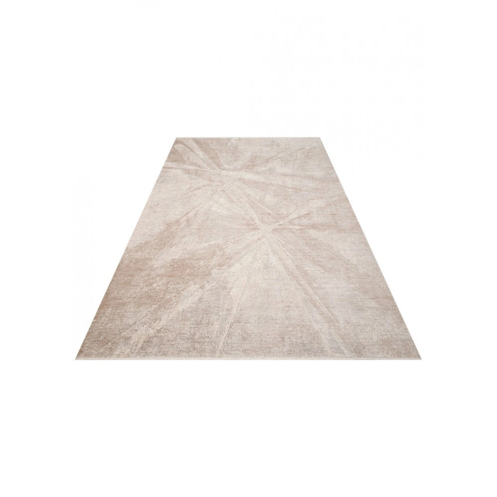 Eko Halı Mahal Mood 01 Grey Beige Polyester Akrilik Klasik Desenli Premium Salon Halısı