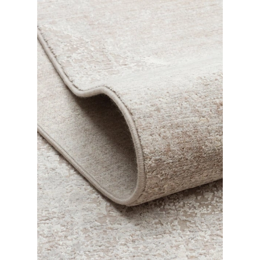Eko Halı Mahal Mood 01 Grey Beige Polyester Akrilik Klasik Desenli Premium Salon Halısı