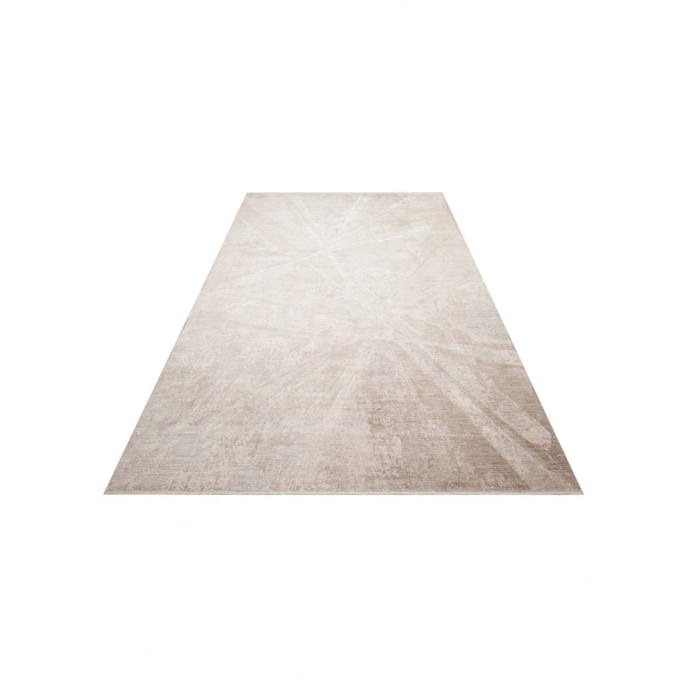 Eko Halı Mahal Mood 01 Grey Beige Polyester Akrilik Klasik Desenli Premium Salon Halısı
